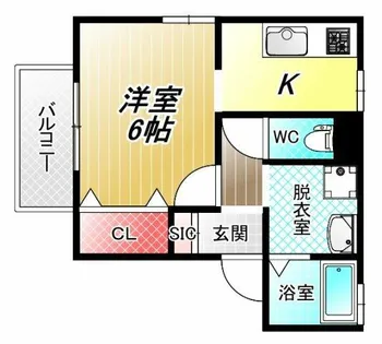 サンフェルティA棟【1階】の間取り