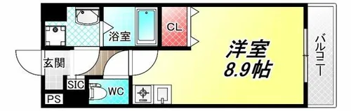 サニーヴィラジェミー【5階】の間取り