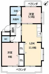 リバティ92【201号室】の間取り
