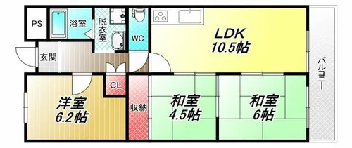 グランドメゾン曙【2階】の間取り