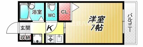 ノーブルメゾン【1階】の間取り