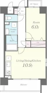 マルミーナ今里【5階】の間取り