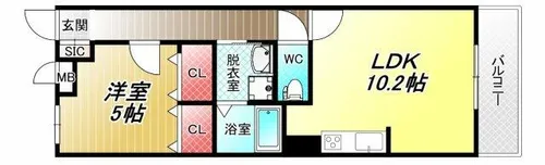 クレバーハウス【2階】の間取り
