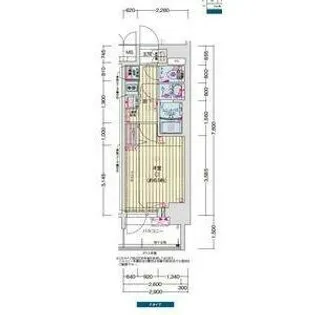 プレサンス名古屋菊井セルカ【8階】の間取り