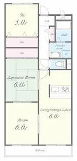 サンジョイ【3階】の間取り