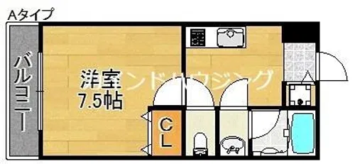 プルミエール住之江【2階】の間取り