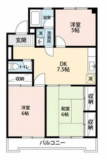マンション加藤【303号室】の間取り