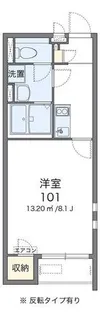 クレイノ神明【202号室】の間取り