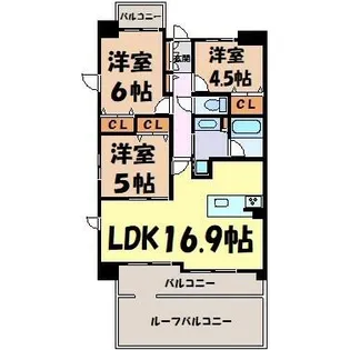 プログレッソ瑞穂汐路【2階】の間取り