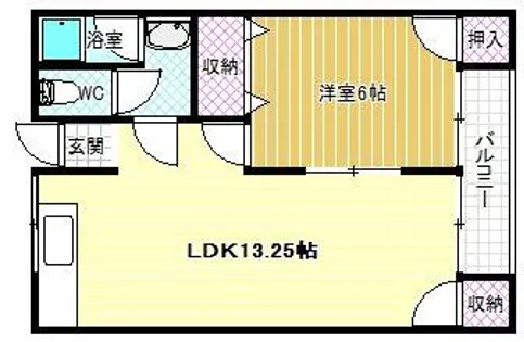 ハイム上野Ⅱ【3階】の間取り