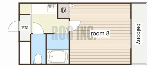 アークYS【505号室】の間取り
