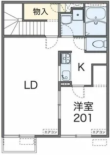 レオネクスト上之島【2階】の間取り