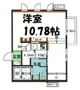 Gradito【2階】の間取り