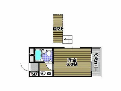 フォンタル西板持A棟【1階】の間取り