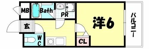 ARCO PRACE【5階】の間取り