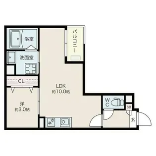 Jack nekoyaⅠ【3階】の間取り