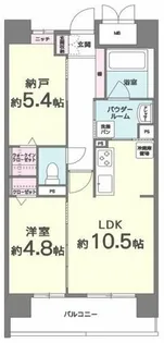 Le・Sel上町台【7階】の間取り