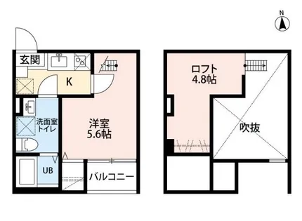 アルクス守山【202号室】の間取り