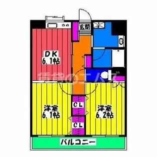 LUCIS高宮【905号室】の間取り