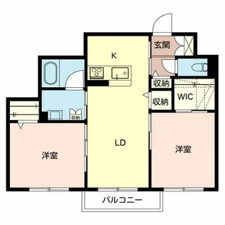 villa migliore【2階】の間取り