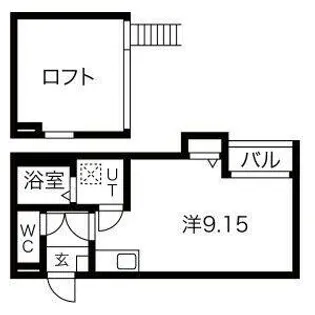 Patina平安通【203号室】の間取り