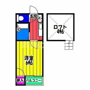 サライ竹下【101号室】の間取り