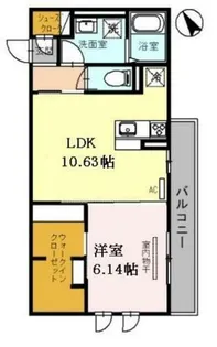 グレースハイムⅢ【2階】の間取り