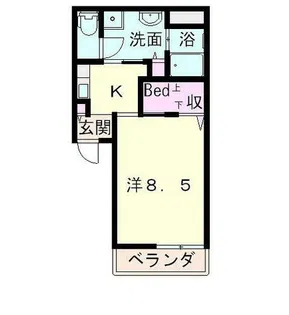 サンハイムⅢ【2階】の間取り