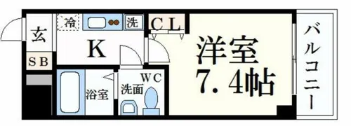 Capital.I姫路【7階】の間取り