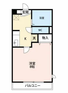 TIERRA EAST【1階】の間取り