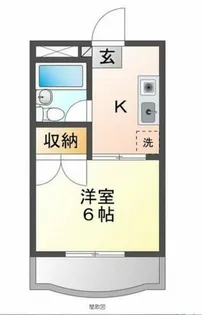 OKマンション【203号室】の間取り