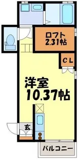LaLuce名駅南【2階】の間取り