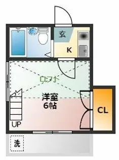 フォレスト小池【102号室】の間取り