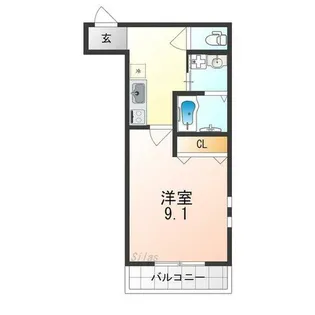 フジパレス高石千代田Ⅰ番館【2階】の間取り