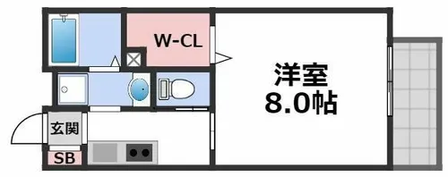 メゾン ド マホロバ【2階】の間取り