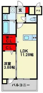 LEGEND157【202号室】の間取り