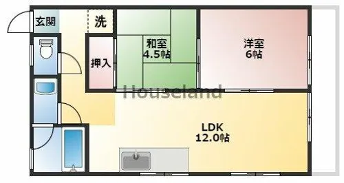 嶋ビル【4階】の間取り