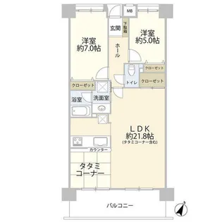 グローリアス安城横山町(0004366)【7階】の間取り