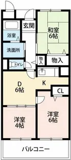 クリスタルウッズ【306号室】の間取り