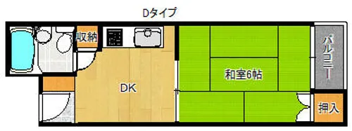 プレアール住吉公園【3階】の間取り