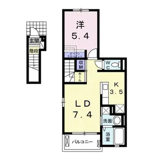 シャンポール潮見が丘【2階】の間取り