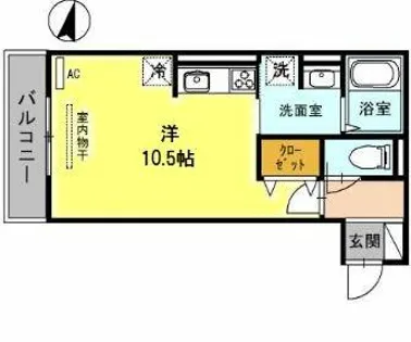 グランレイク金剛【2階】の間取り