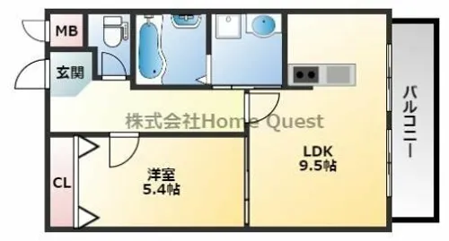 フレンセ【2階】の間取り