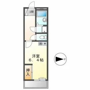 プチメゾン東小鷹野【203号室】の間取り