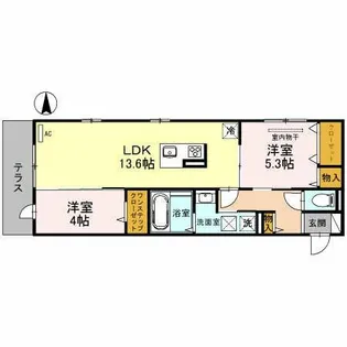 ラ・マーサ【2階】の間取り