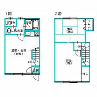 アメニティ桜V【203号室】の間取り
