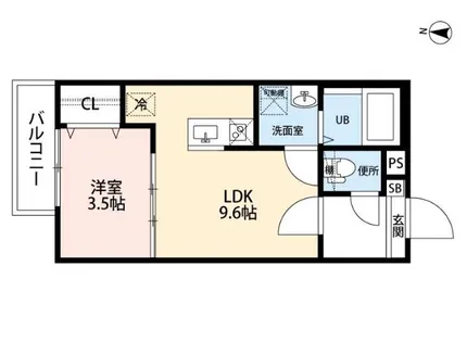 リヴェール東味鋺【301号室】の間取り