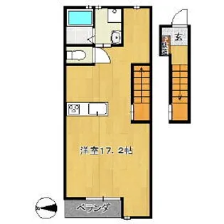 ボンジュール桃山【2階】の間取り