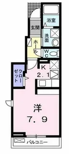 ドエル曙Ⅱ【1階】の間取り