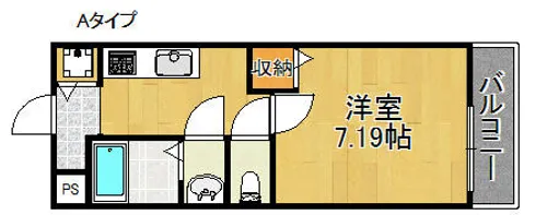 エメロード吉見【2階】の間取り